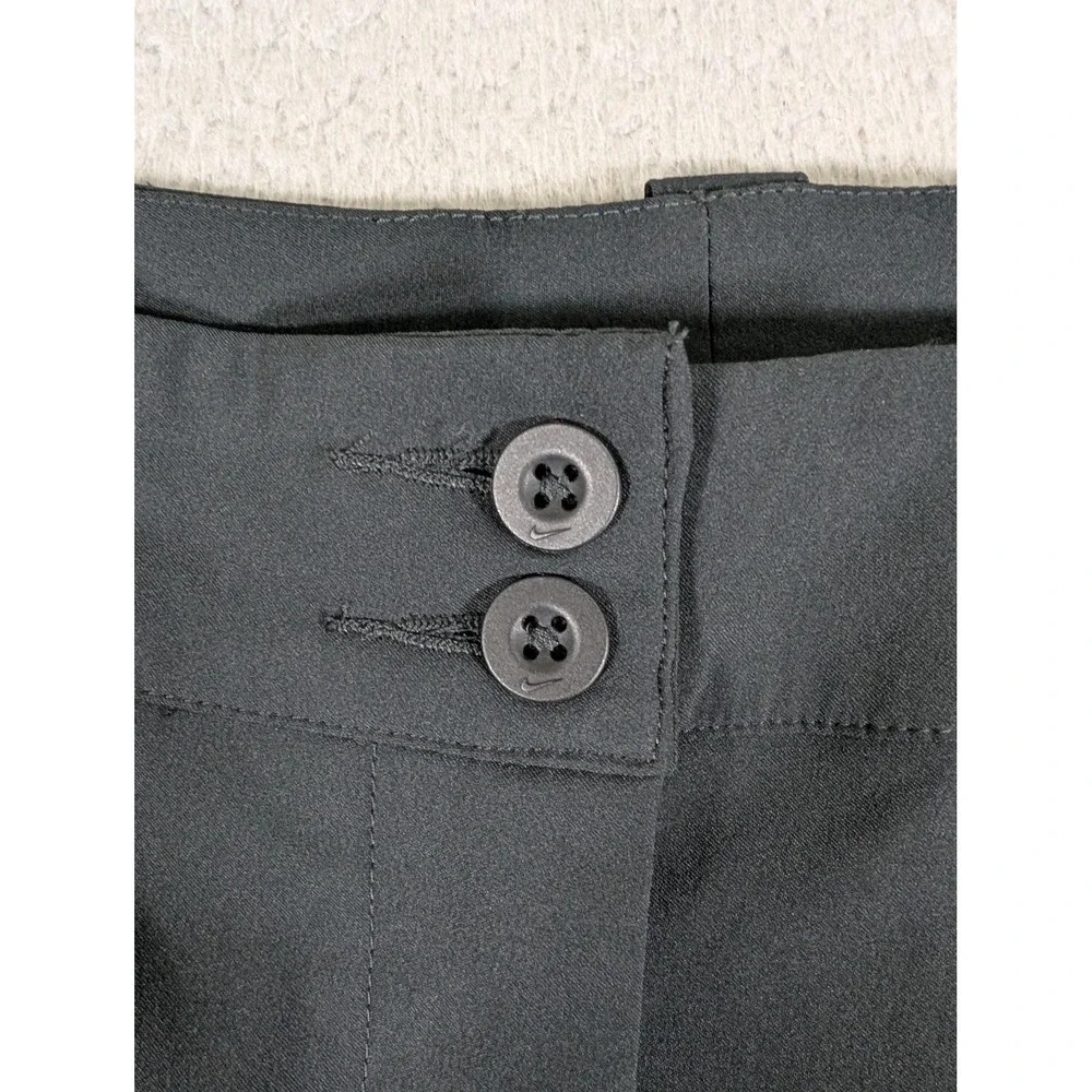 Nike Shorts Womens 10 Black Golf Stretch Belt Loops Welt Pockets 618150-010‎